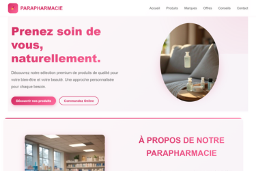 Projet Parapharmacie